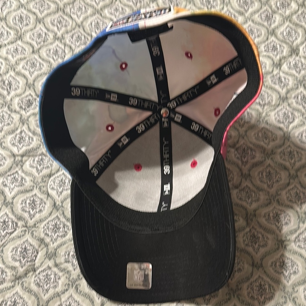 Dallas Cowboys New Era Multicolor Star Logo Cap 39Thirty XL XXL - Picture 6 of 7